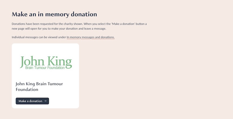 Funeral Donations